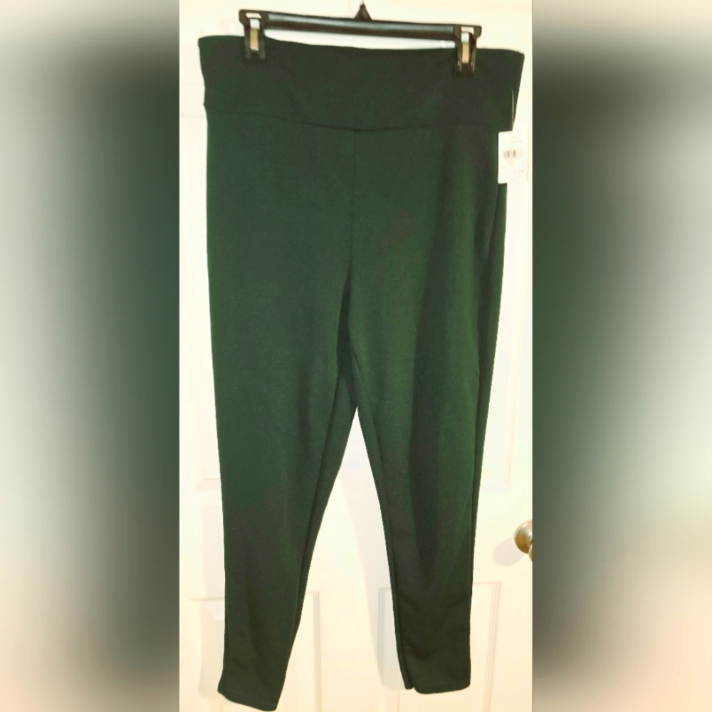 Dark Green Skinny Pants